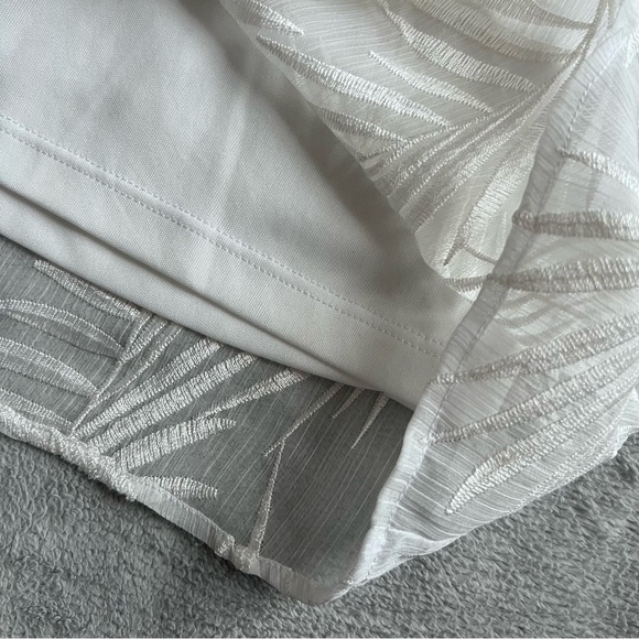 Show Me Your Mumu Knockout Boho Bell Sleeve Palm Dress Coastal Beach Bride White - Picture 9 of 15